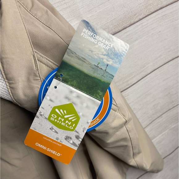 Columbia PFG Grander Marlin II Offshore Khaki Shorts Mens Size 28 (FM4602-160) - Picture 8 of 10